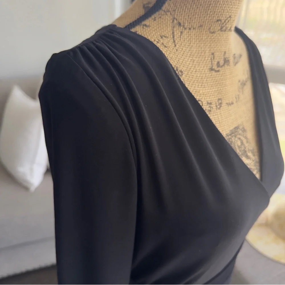 Ralph Lauren Black Long Sleeve Dress - Picture 7 of 10